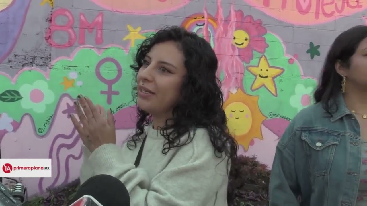 Presentaron el mural “No hay historia sin mujeres” realizado por 5 artistas morelianas.