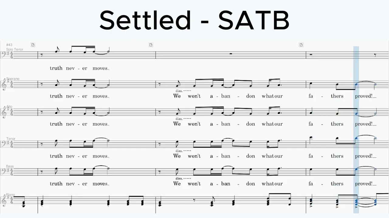 Settled - SATB