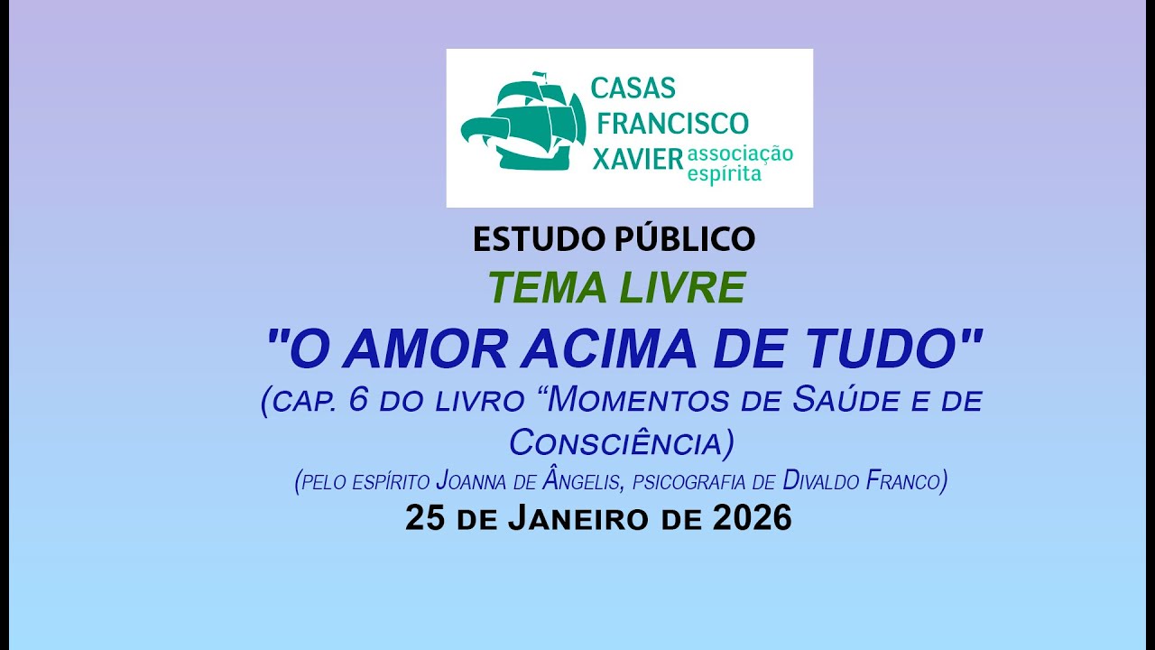 CFX estudo público 25 -01- 2026:Tema Livre 