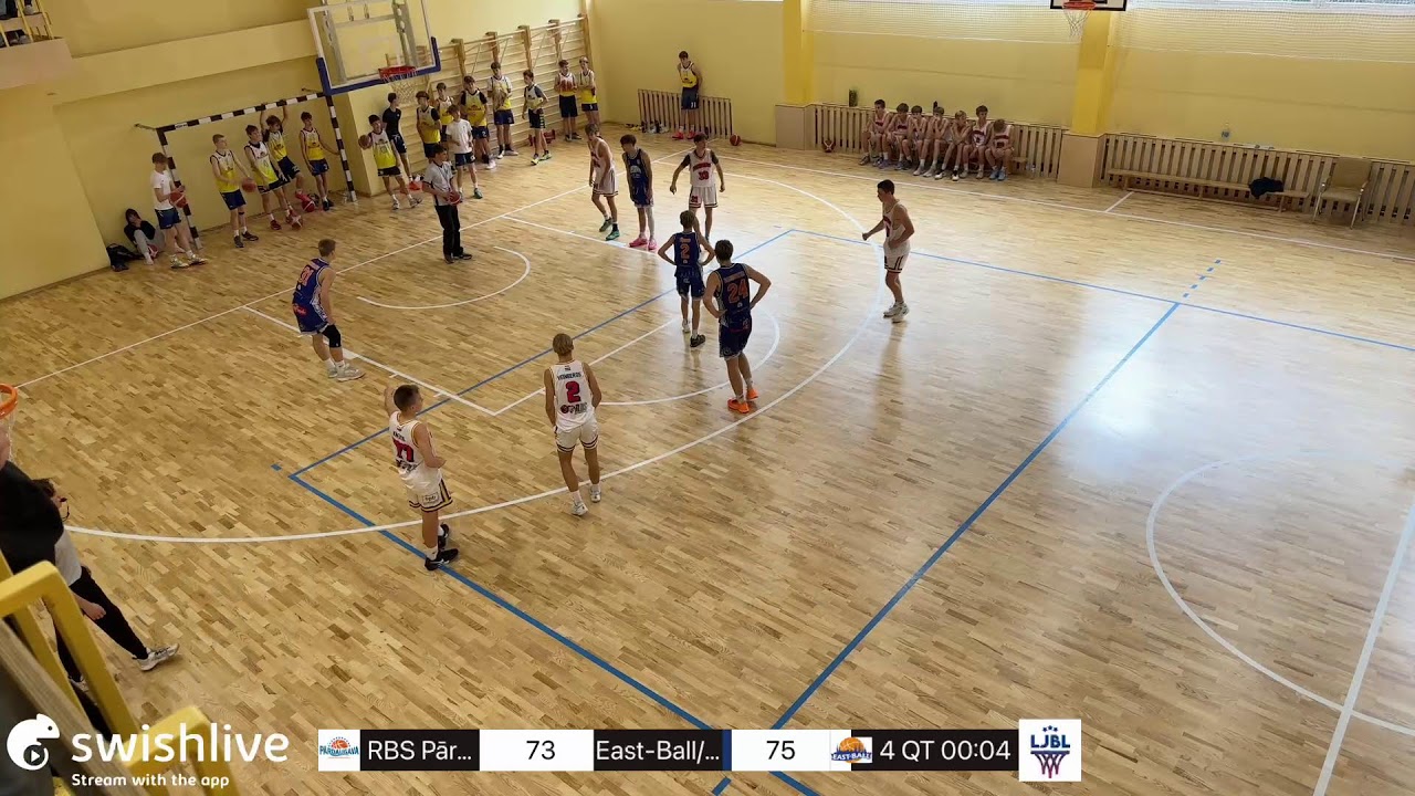 LJBL U-15 puiši - 1.divīzija, LJBL U15 puiši - Superlīga 2025/2026
RBS Pārdaugava VS East-Ball/RTDP