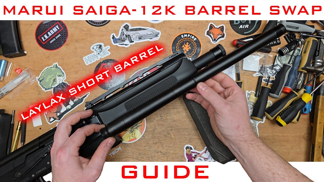 Tokyo Marui Saiga-12K Barrel Swap - Saiga Project Part 1