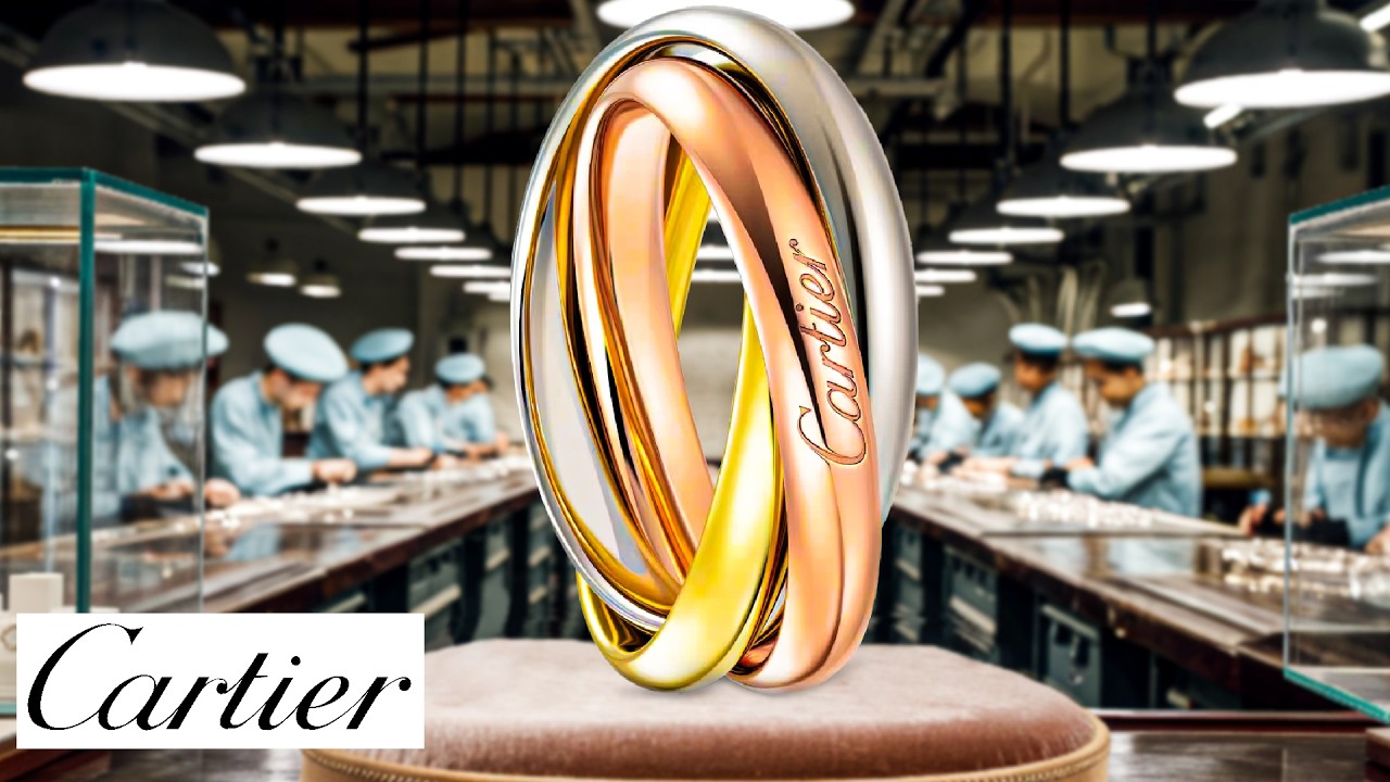 Как изготавливаются кольца Cartier Trinity