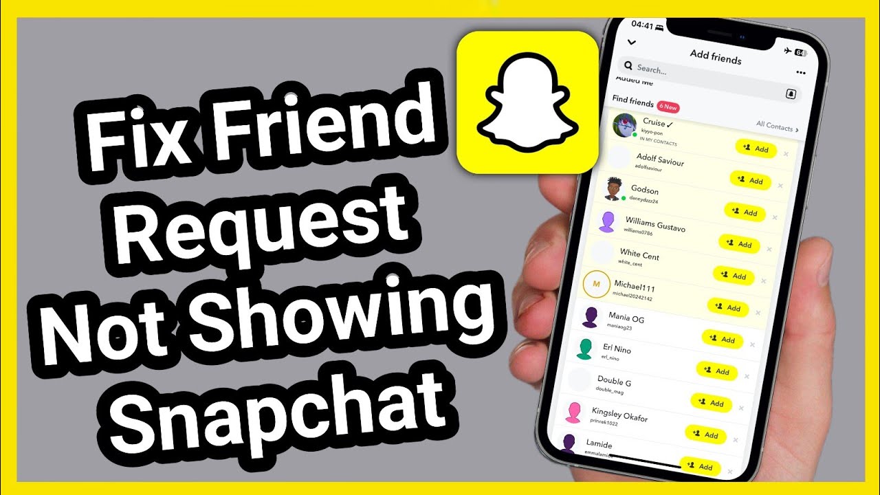 Как исправить ошибку &laquo;Запрос на добавление в друзья&raquo; в Snapchat | Решение проблем с запросами на ...