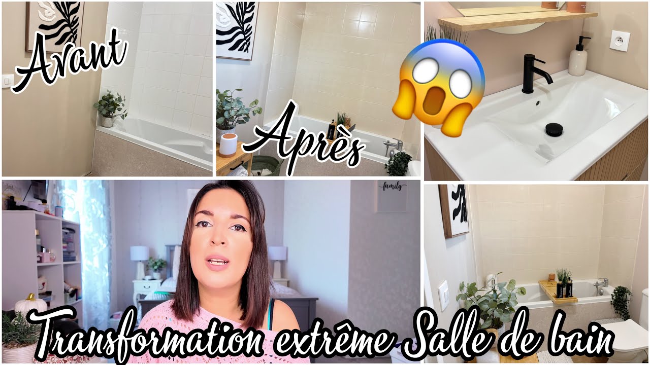 TRANSFORMATION EXTR&Ecirc;ME SALLE DE BAIN!!! On revient de loin ✨😱