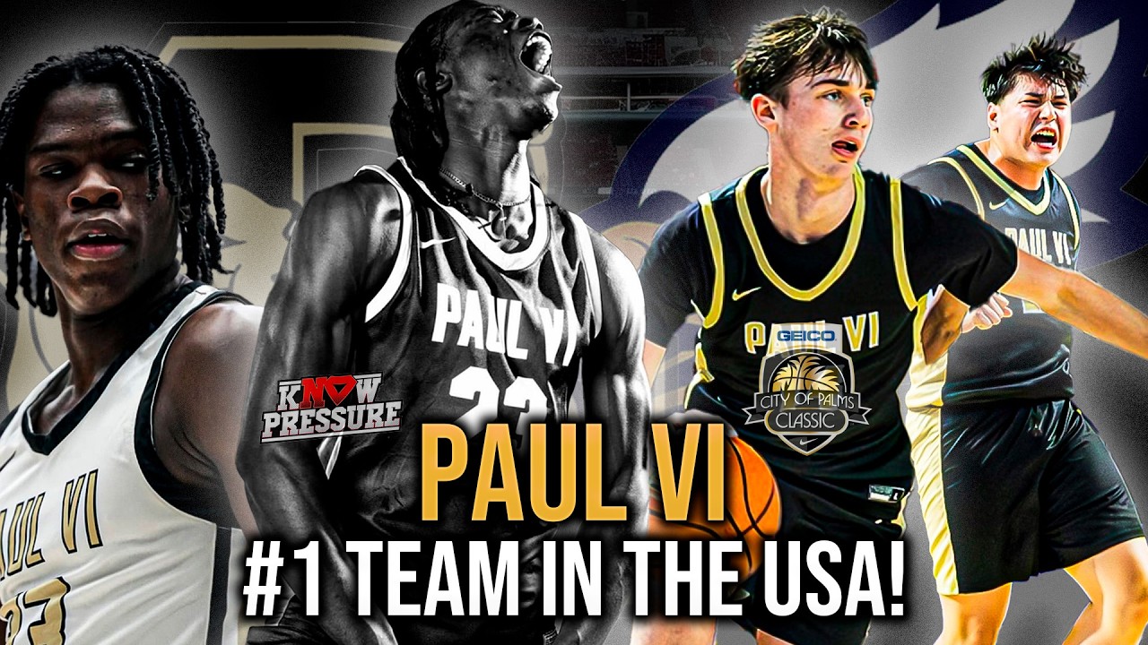 THE #1 TEAM IN THE USA IS REAL! 🐾 St. Paul VI Dominates Calvary (71-54)