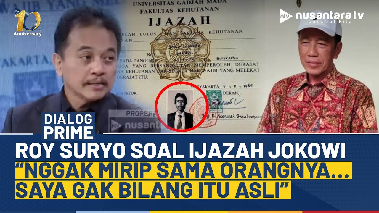 Mardiansyah Sampai Ketawa, Roy Suryo Soal Ijazah Jokowi: Nggak Mirip Sama Orangnya | NTV