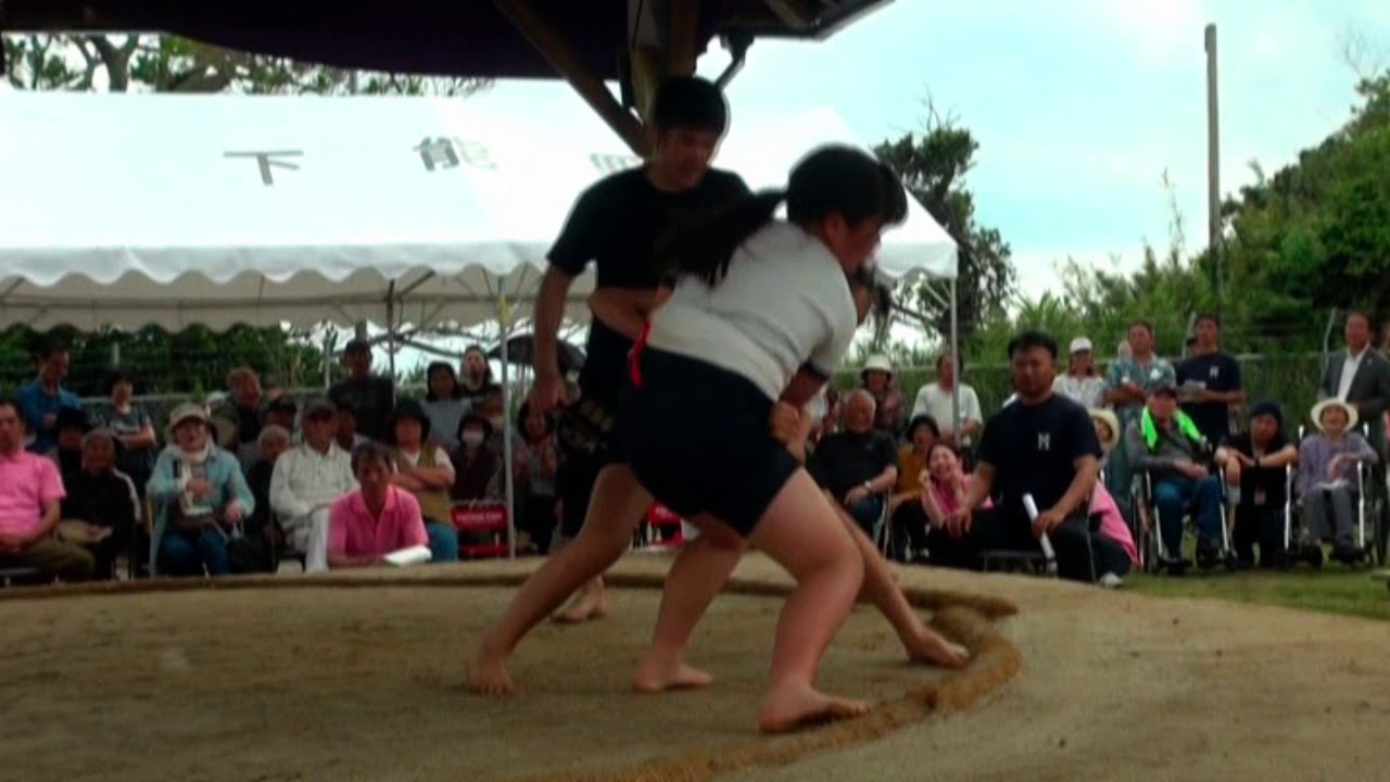 第88回仲良し相撲大会・住吉小＆星原小交流相撲　中学女子戦・種子島西之表市R1 5