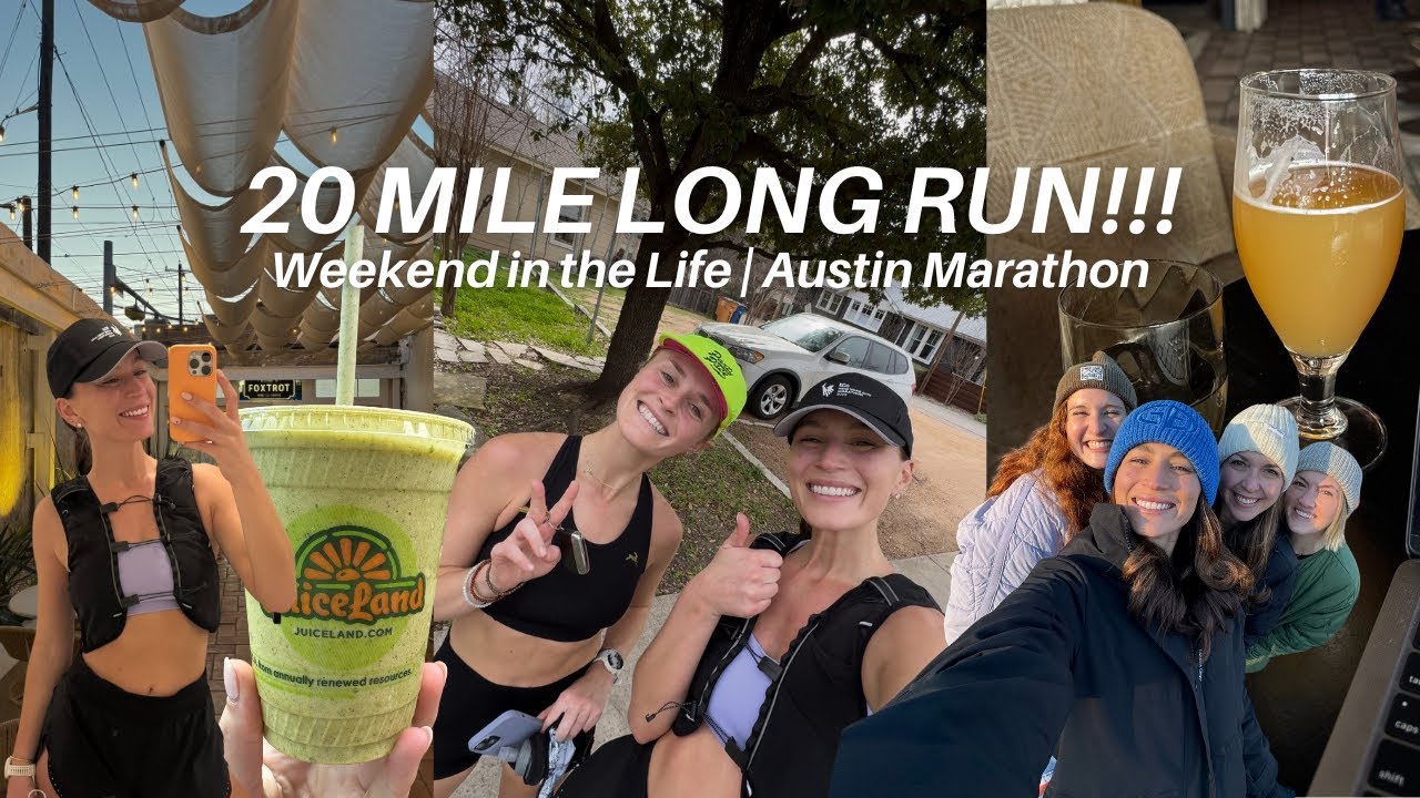 20 Mile Long Run! | Weekend In The Life | Austin Marathon