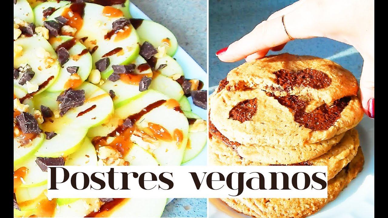 🍪 POSTRES VEGANOS PARA COMPARTIR 🍏 NACHOS DULCES Y GALLETAS DE CREMA DE CACAHUATE CON CHOCOLATE 🍫