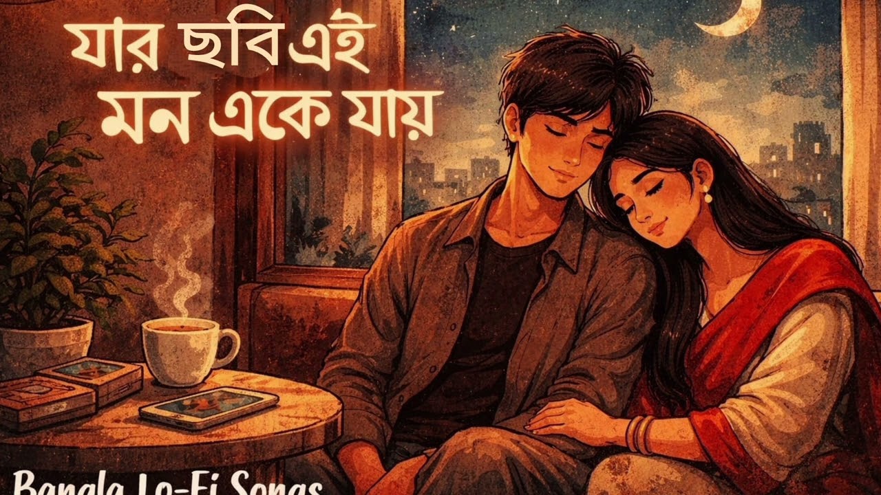 যার ছবি এই মন একে যায় | Bangla Lo-Fi Song | Romantic Chill Beat | Relaxing Bengali LoFi