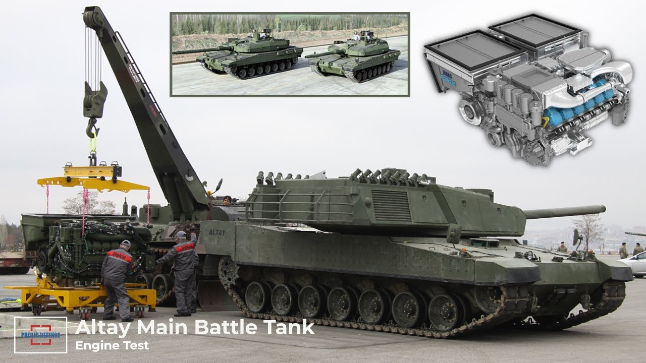 Engine From Republic of Korea is Integrated into Turkey Altay MBT has Tested
