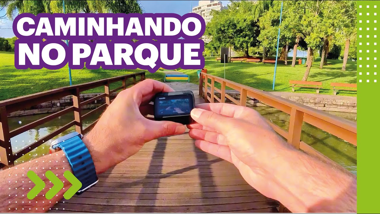 Caminhada no Parque Germânia em Porto Alegre - RS
