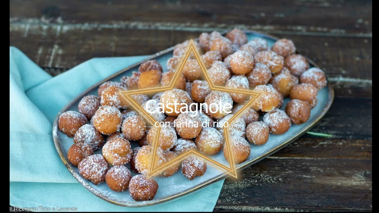 Castagnole di ricotta con farina di riso, morbidissime