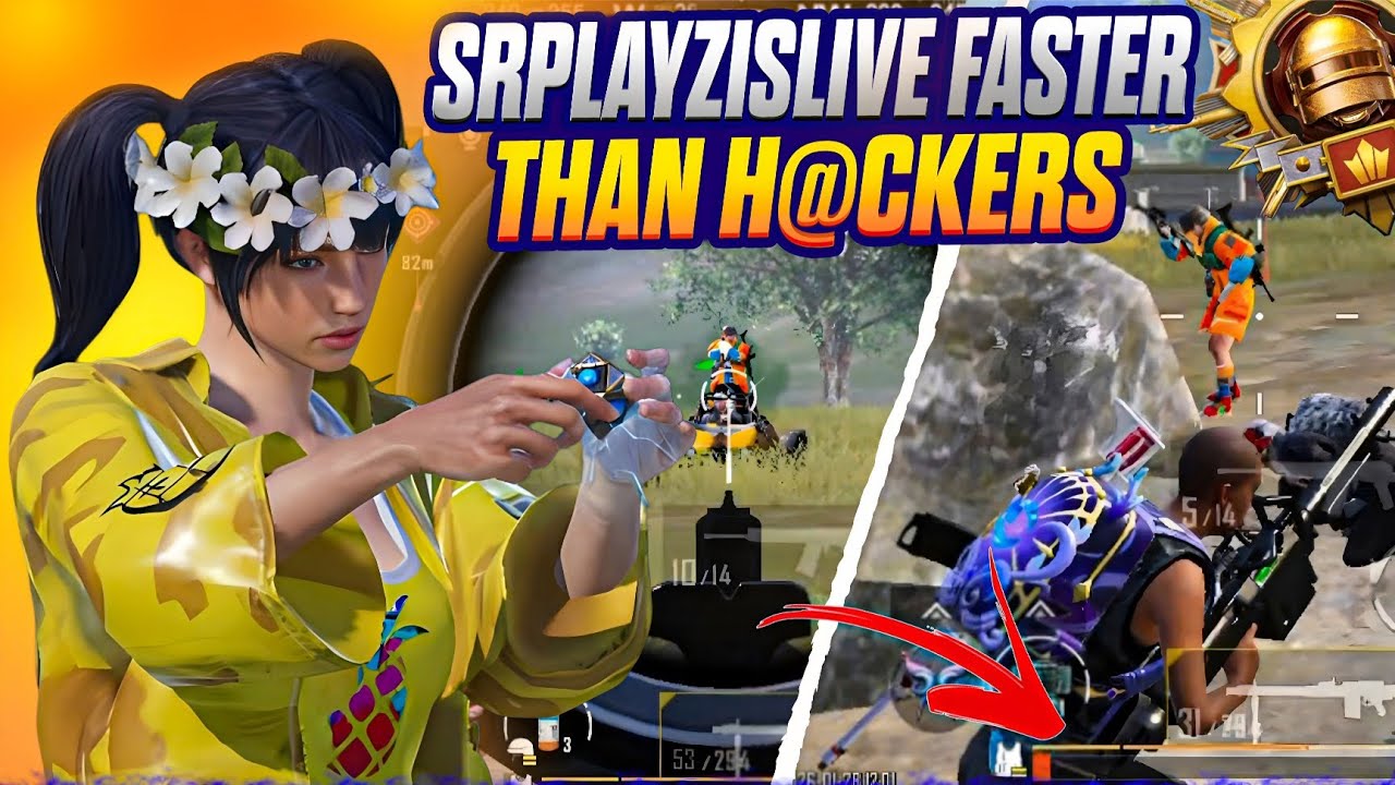 SRPLAYZISLIVE FASTER THAN H@CKERS 😱 | BGMI 🔱