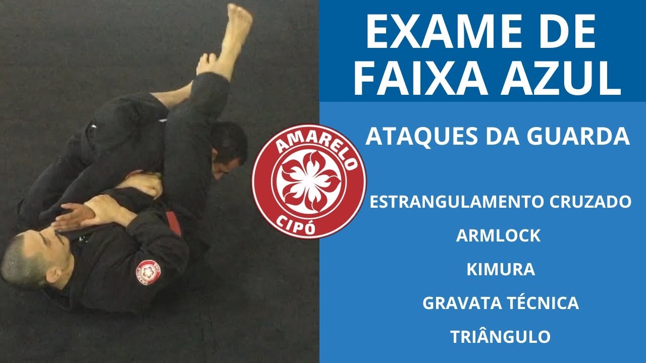 Ataques da guarda - EXAME DE FAIXA AZUL | JIU JITSU