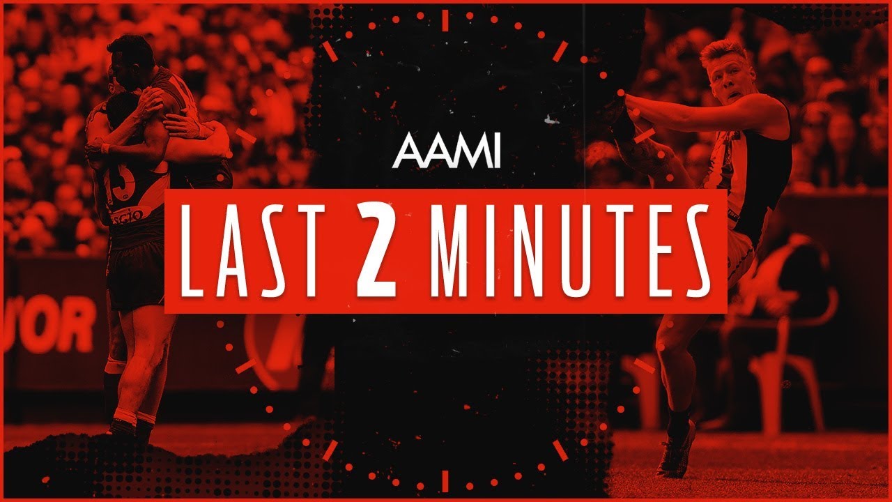West Coast v Collingwood | AAMI Last Two Minutes | 2018 Toyota AFL Grand Final | AFL