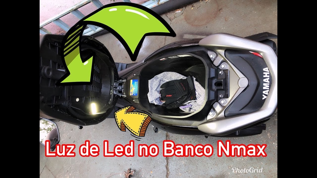 Como Colocar Luz de Led no banco da Nmax 160