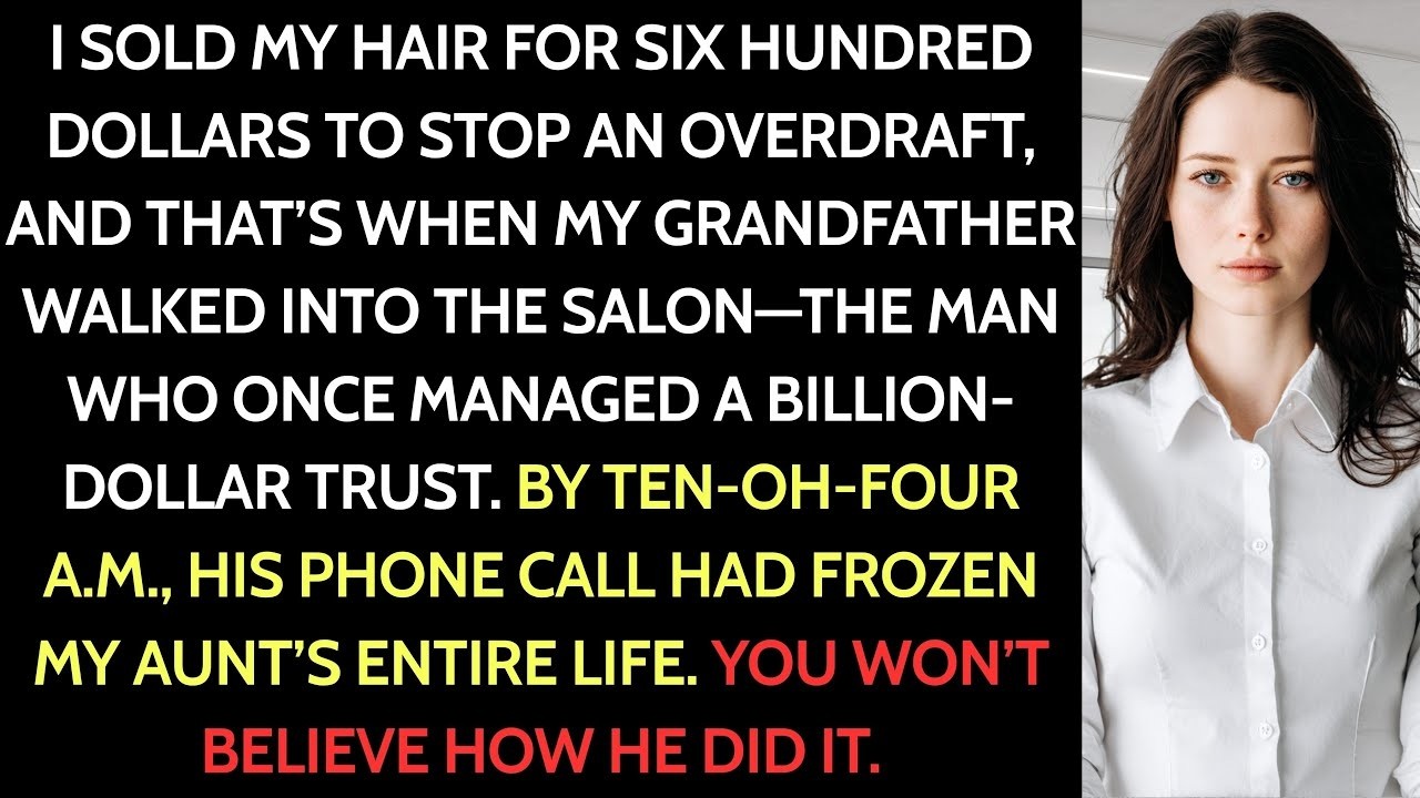 My Rich Grandpa Found Me Selling My Hair Online—He Quietly Logged Into His Bank, Then He…