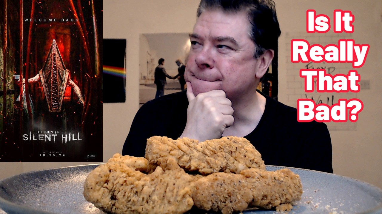 ASMR - Up-Close Whispering | Eating Fried Chicken Strips | Return To Silent Hill Ramble