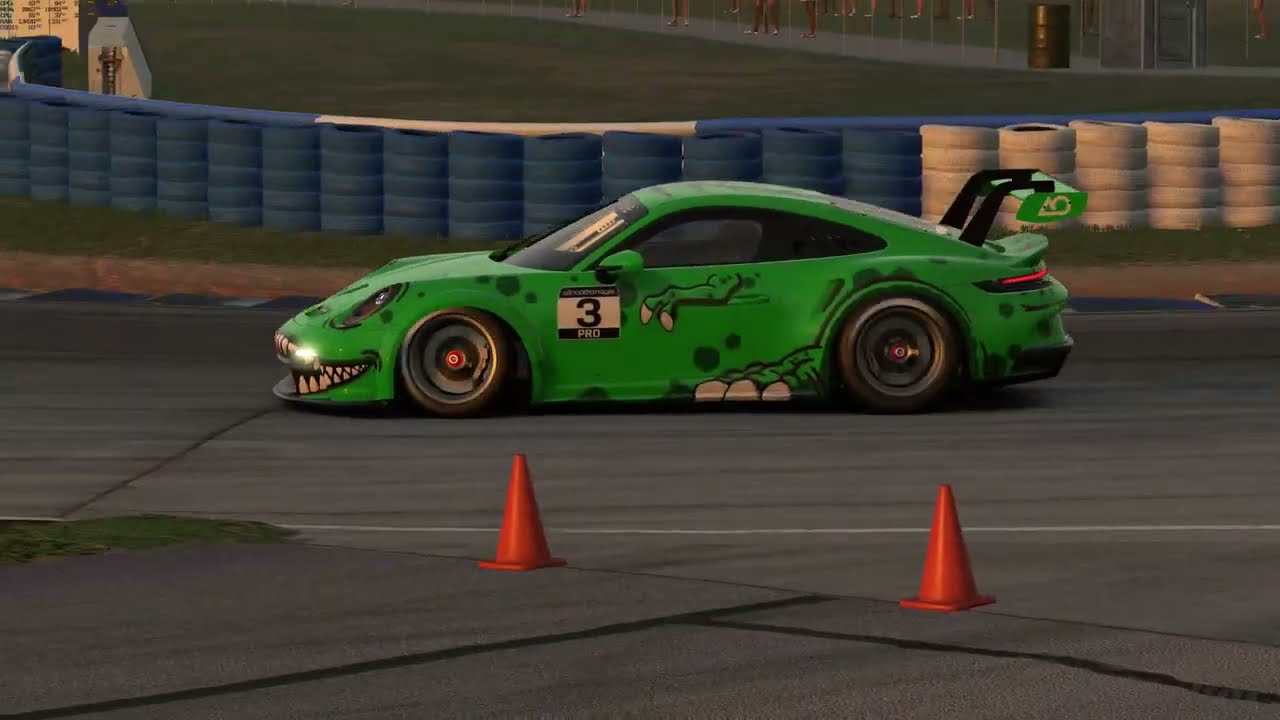 Iracing primera carrera Porsche Cup 911/Sebring/10