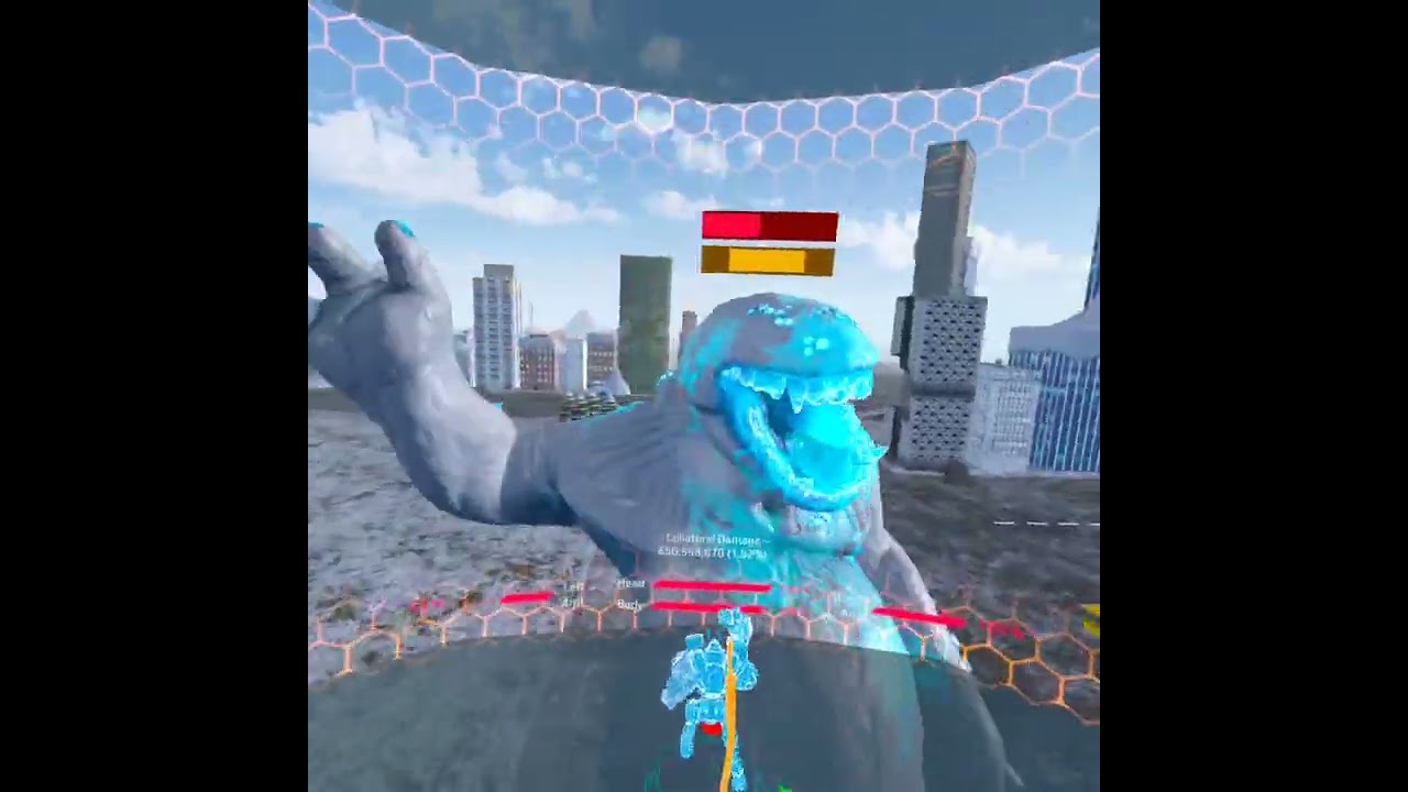 2 vs 1 in Kaiju Battle Simulator #quest3s 