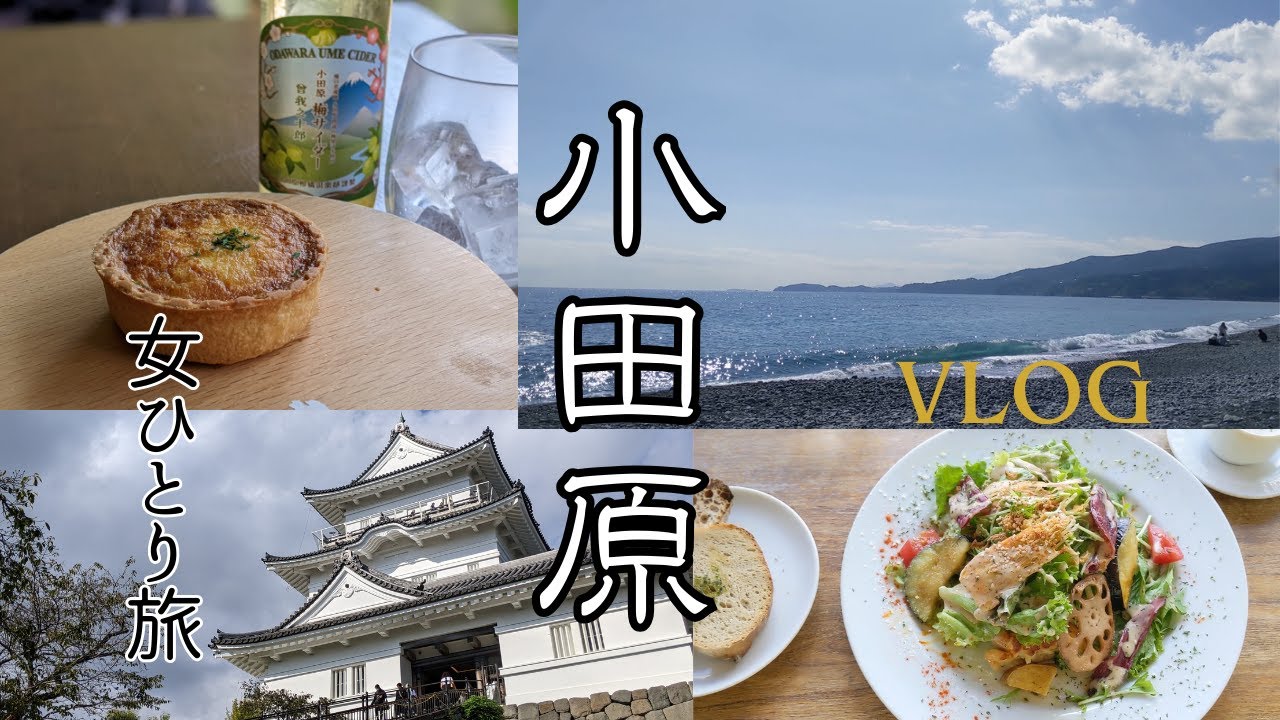 【アラフィフ女ひとり旅】秋の小田原を満喫 / 定番観光スポットをめぐる日帰り旅【Vlog】