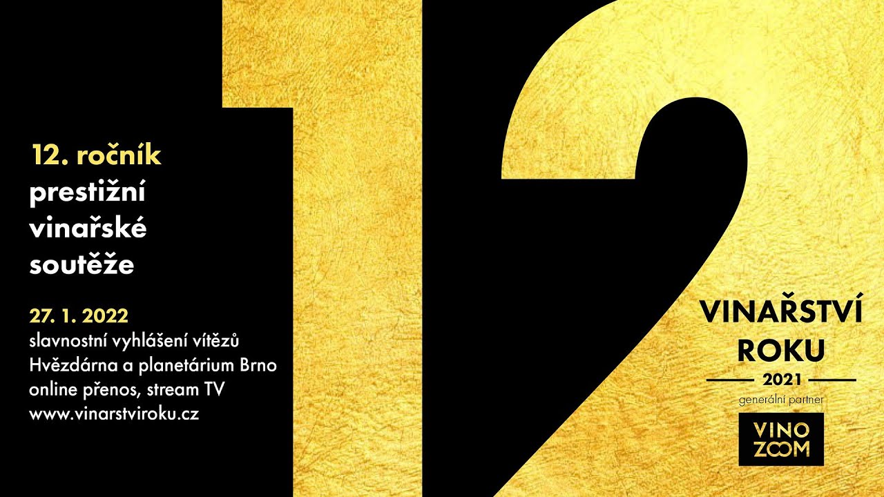VINOZOOM VINAŘSTVÍ ROKU 2021 - slavnostní vyhlášení vítězů