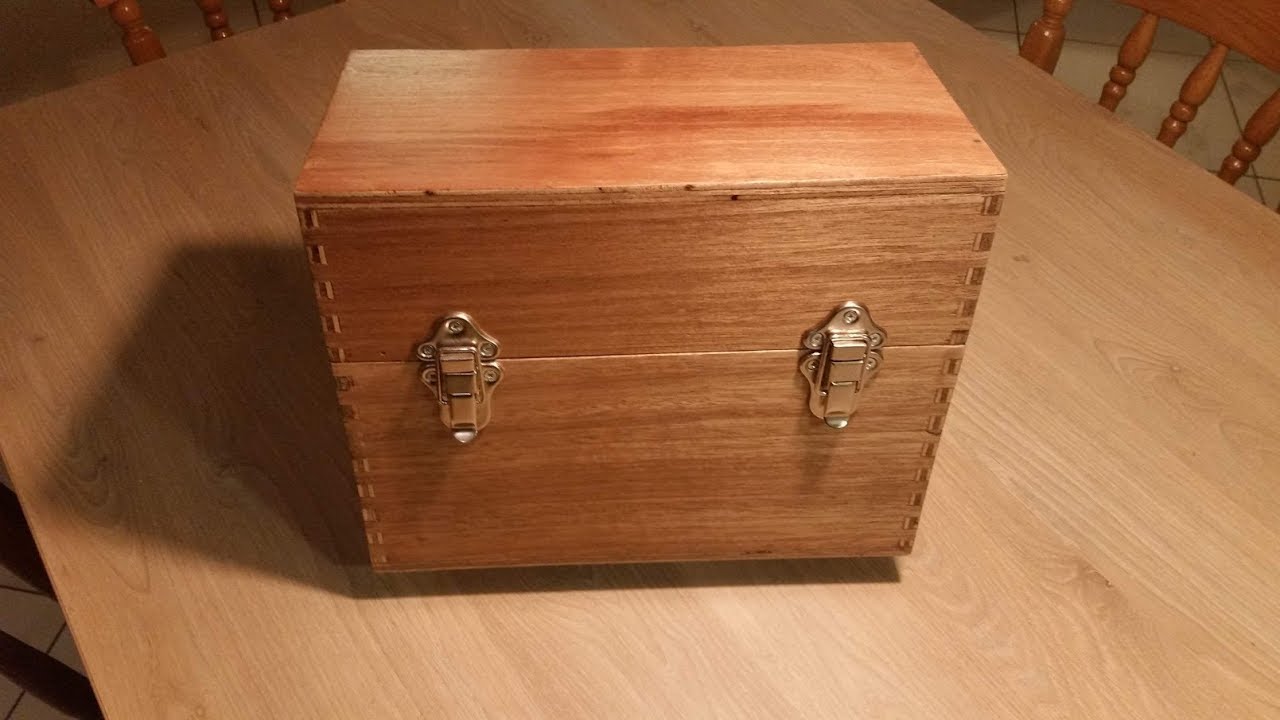 The making of my finger jointed toolbox. | DIY |woodwork
