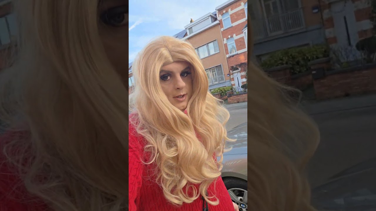go out crossdress in belgium #ootd #crossdress #travestite