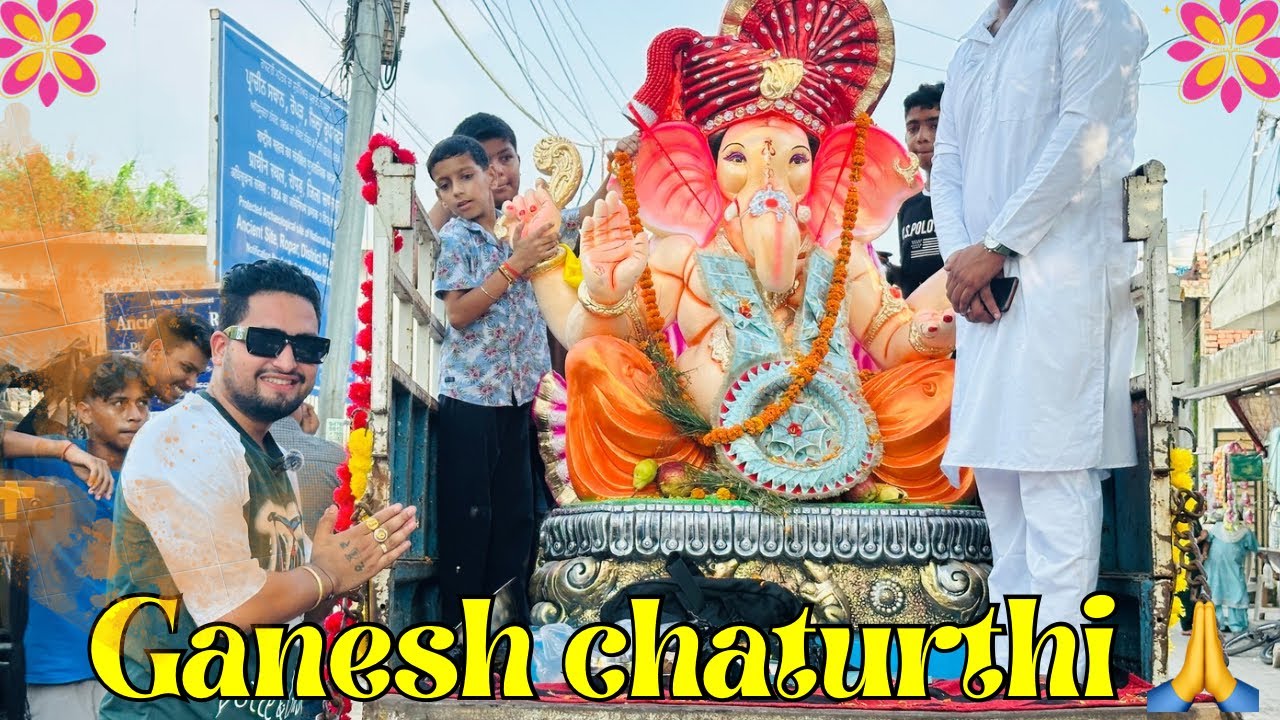 Ganesh Chaturthi vlog 😍| ख़ुशख़बरी भी आ गाई आज ही 😎