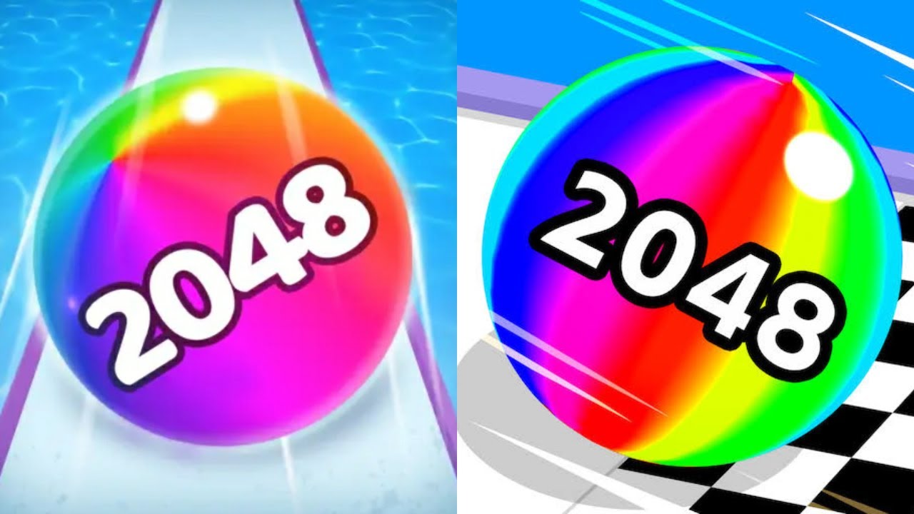 2048 | ball run 2048 ball run Infinity Ball Run Merge 2048 vs BallRun 2048 #cutiepie22yt