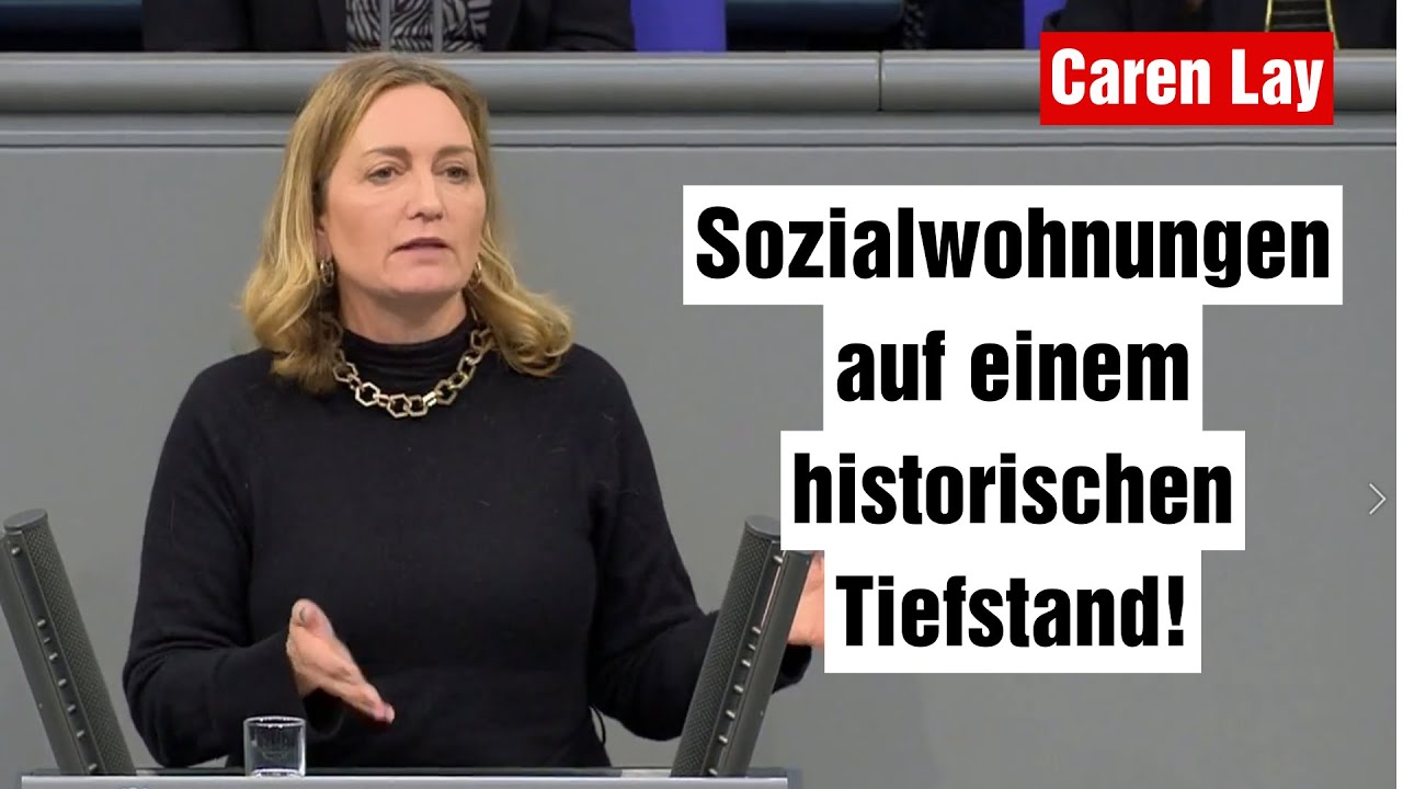 Sozialwohnungen auf einem historischen Tiefstand!