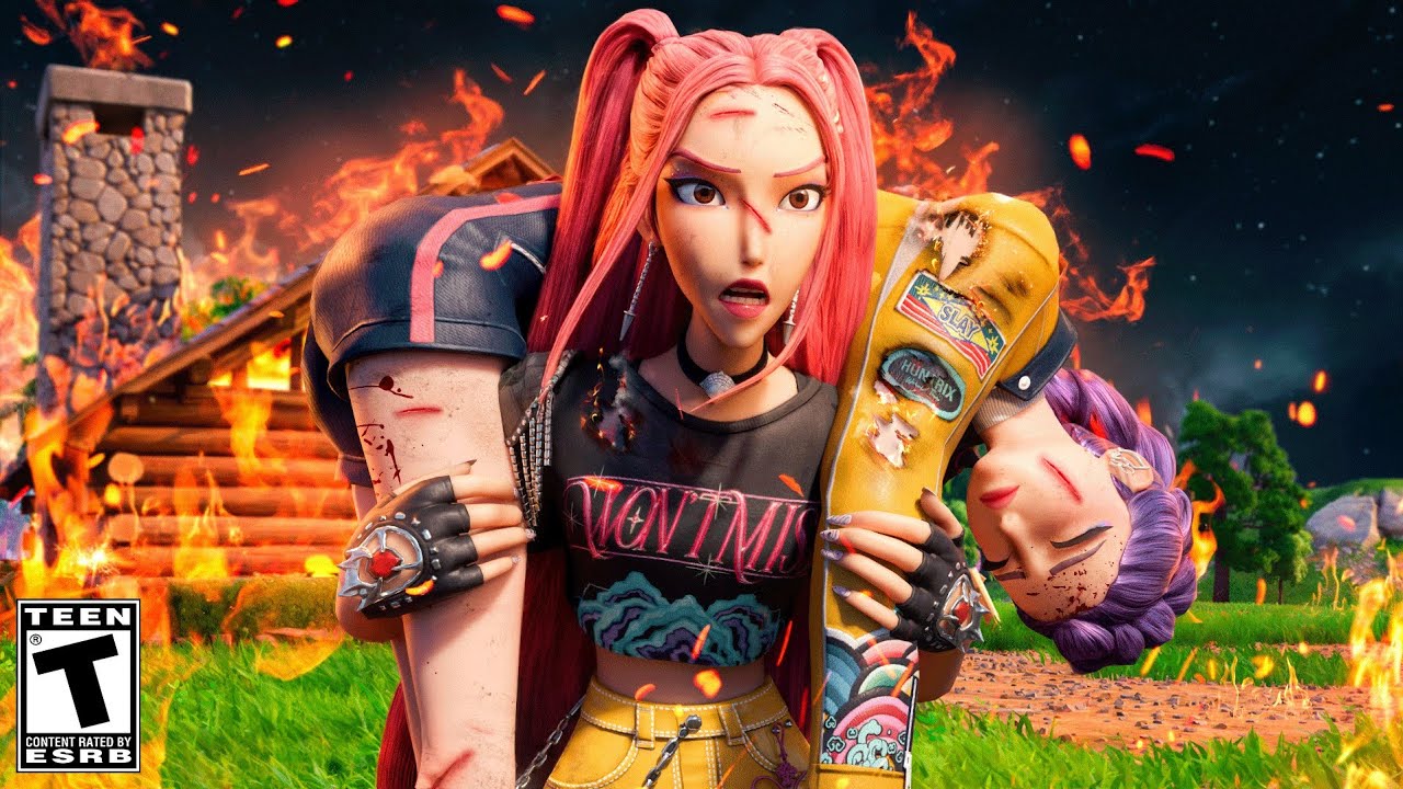 Mira Rescues Rumi & SAVES her LIFE -| KPop Demon Hunters Fortnite Movie