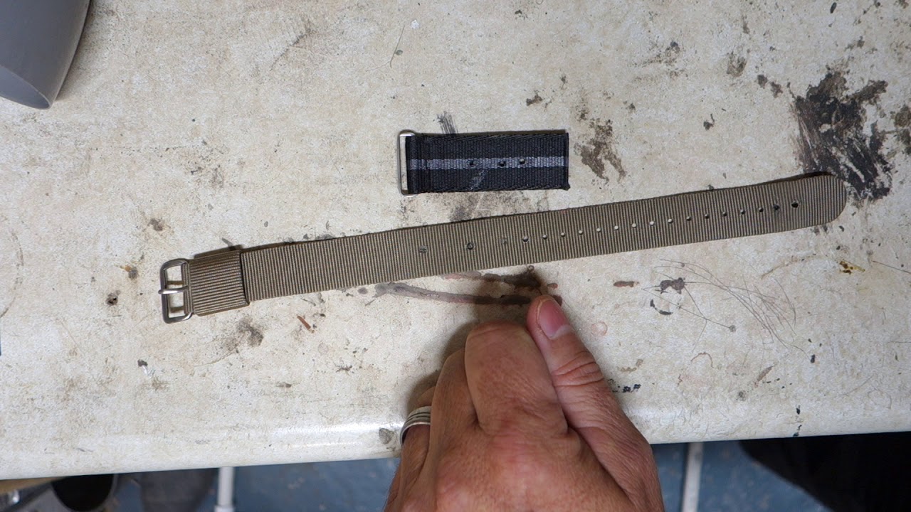 Part 2 of how to add extra holes to a nylon strap