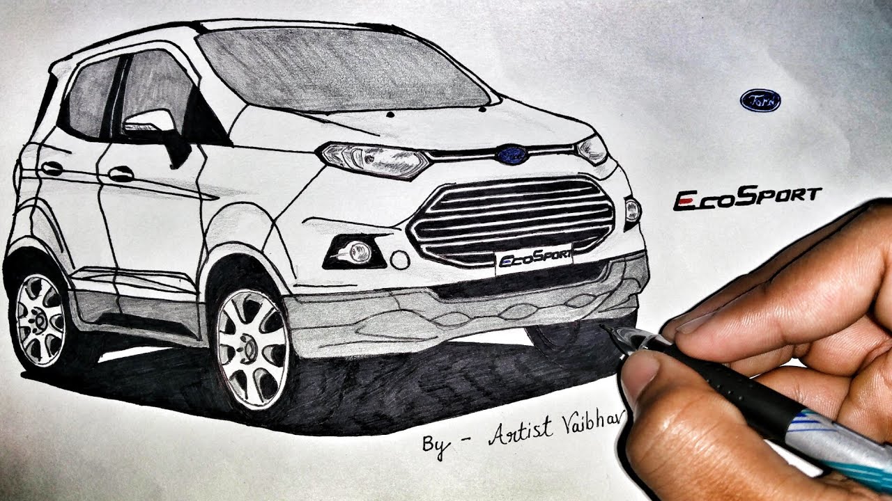 Drawing Ford Ecosport titanium (my favorite)
