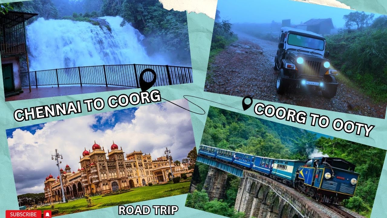 Chennai To Coorg | Coorg To Ooty | Road Trip | 4 Days Budget Travel Vlog