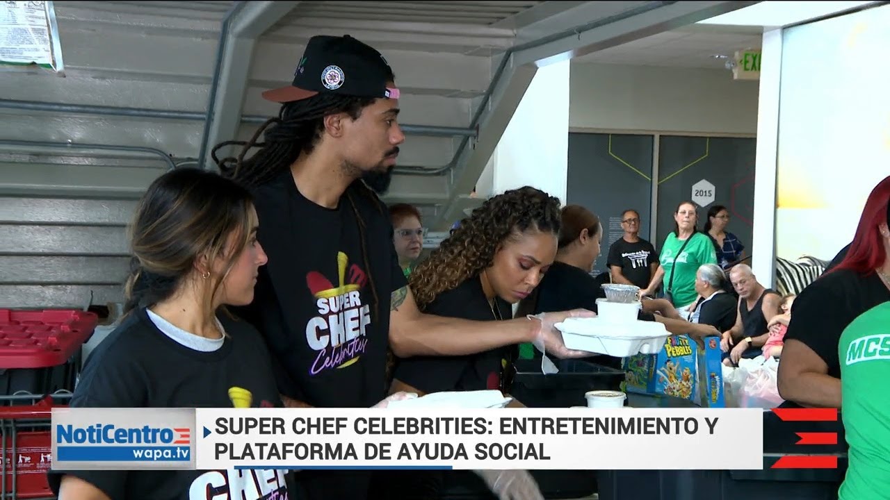 Celebridades de Super Chef llevan comida y alegría a El Comedor de la Kennedy