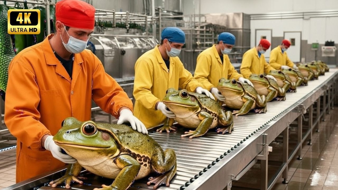 Inside a Frog Skin Leather Factory  | How Exotic Micro Leather  Are Made (Full Process)