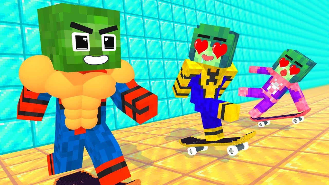 GAK NYANGKA! Zombie itu sangat tampan - Sungguh merepotkan | Minecraft