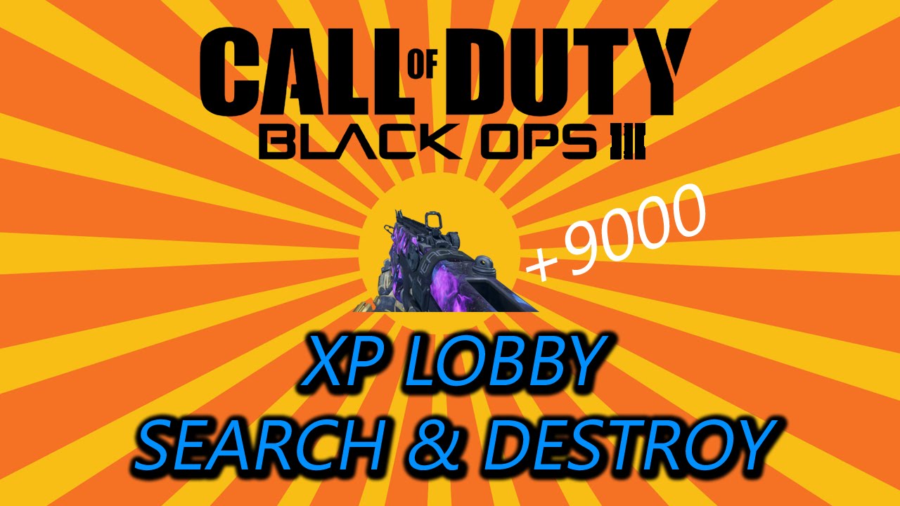 CALL OF DUTY: BLACK OPS 3 UI STACK XP LOBBY | SEARCH AND DESTROY XP LOBBY | DARK MATTER CAMO GLITCH