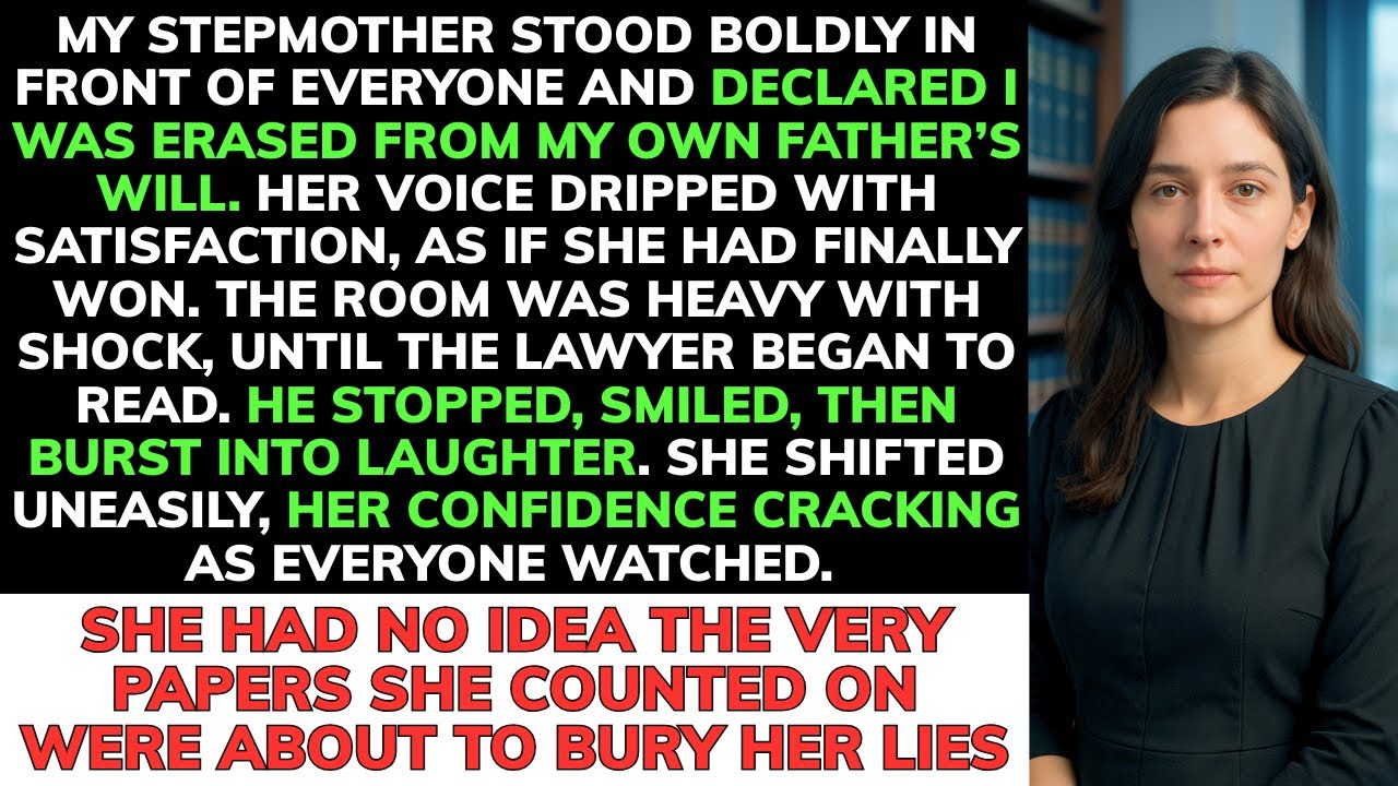 My Stepmother Announced She Was Cutting Me From Dad'S Will At The Reading The Lawyer Started.....