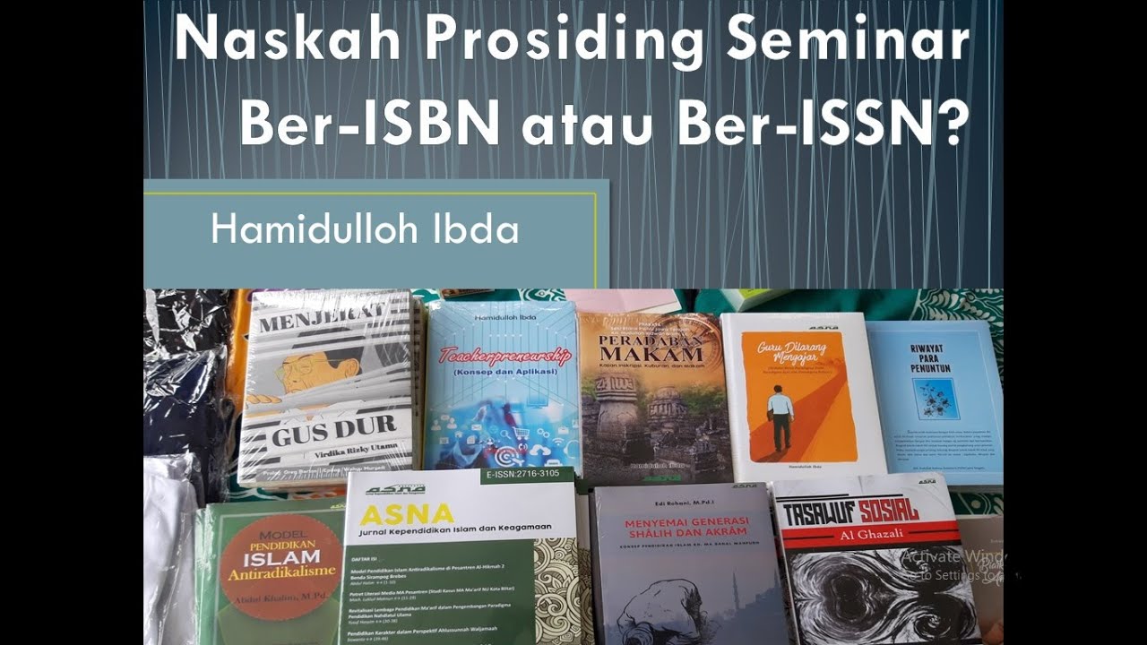 Naskah Prosiding Seminar Diajukan ISBN / ISSN? Cek!