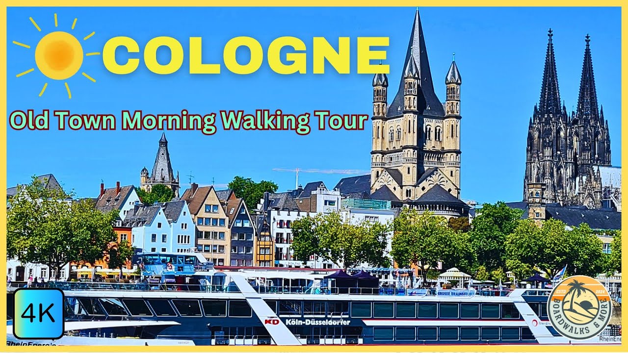 Cologne Old Town Walking Tour  - GERMANY - starting at the River Cruise Pier - Köln May 2024