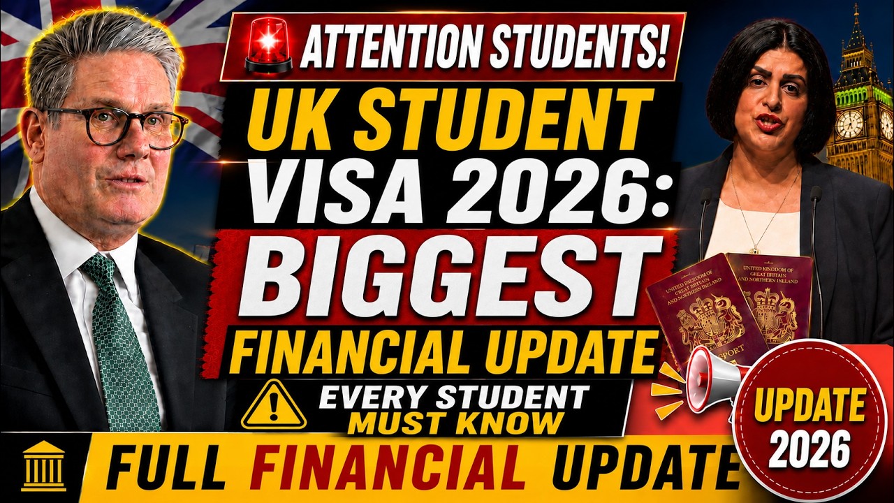 🚨 UK Student Visa 2026 Biggest Financial Update Every Student Must Know