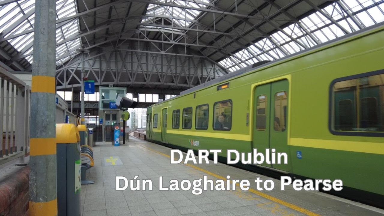 Trains in Ireland - DART - Dún Laoghaire to Pearse