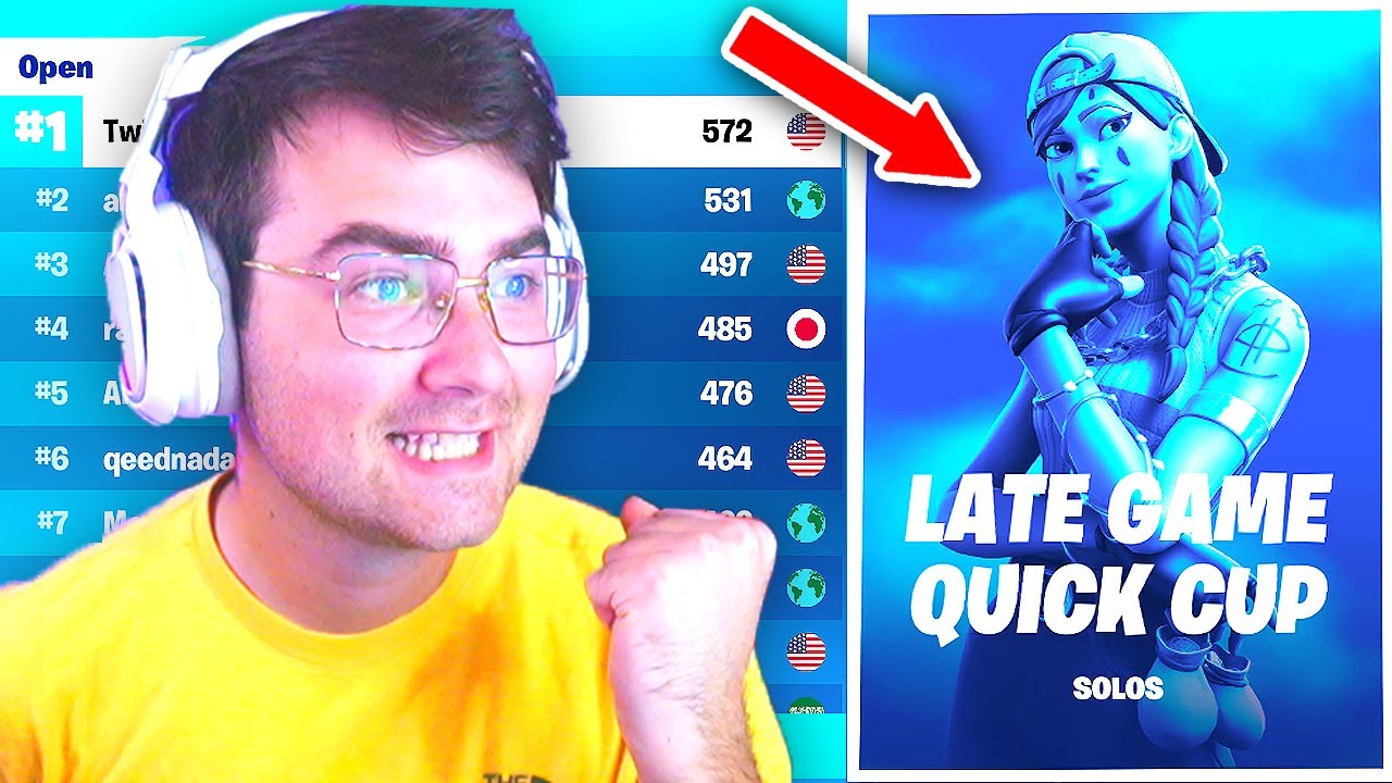 I Competed in the SOLO Late Game CUP in Fortnite (FULL Tournament)