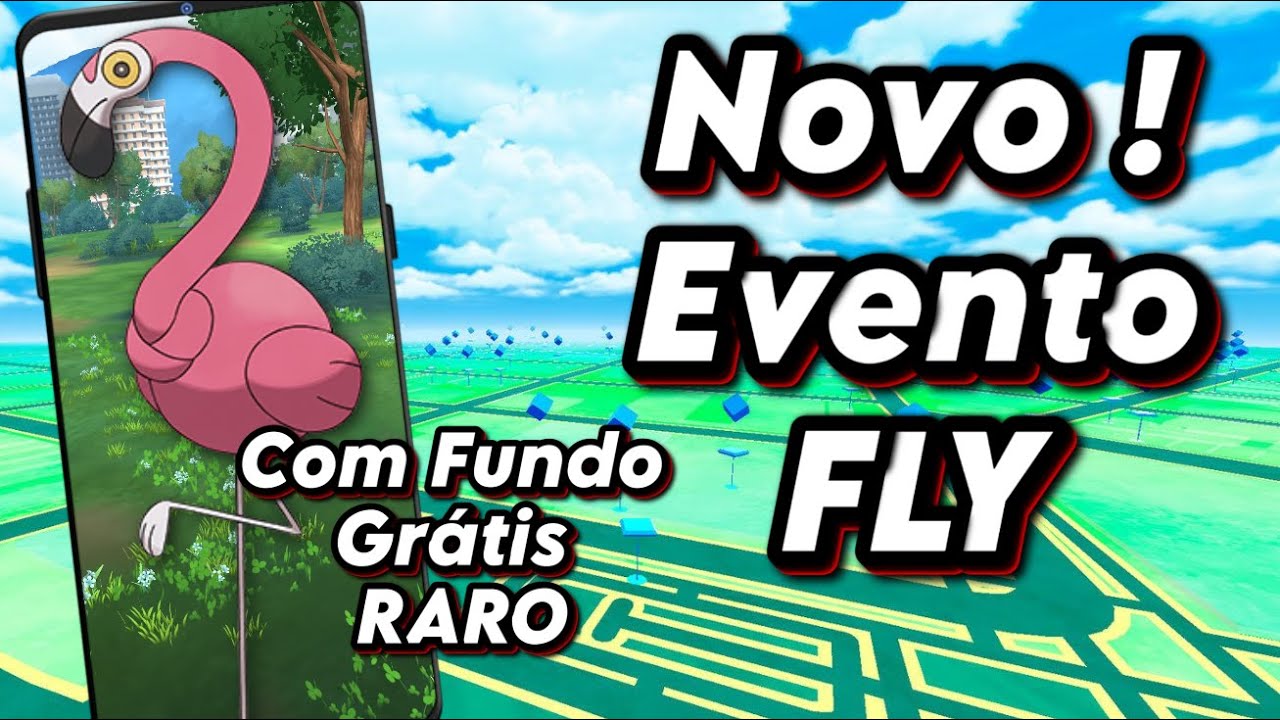 NOVO EVENTO FLY ! FLAMINGO Com FUNDO GRATIS ESPECIAL CAÇA SELOS No POKEMON GO Teleport SEM BAN
