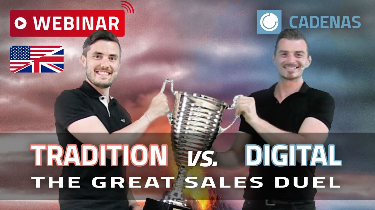 TRADITIONAL vs DIGITAL - The great sales duel | Webinar | CADENAS