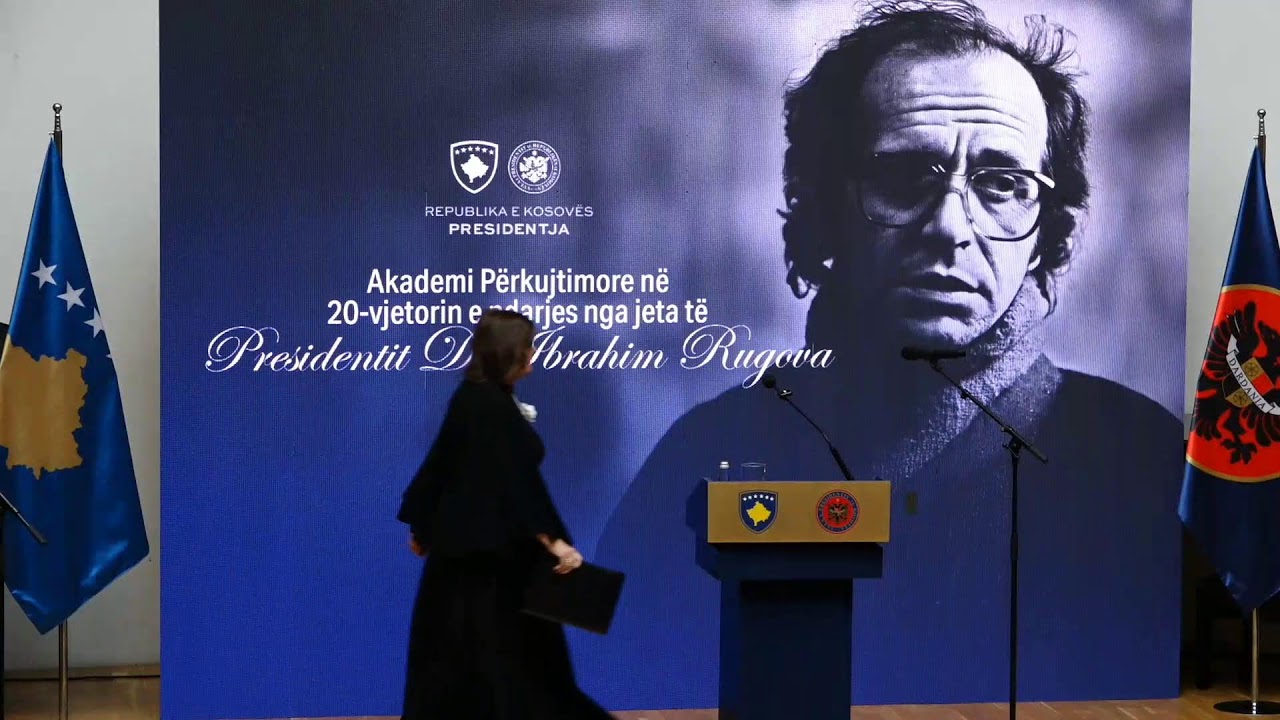 🔴 LIVE- Nën patronatin e Osmanit mbahet akademi përkujtimore për Ibrahim Rugovë