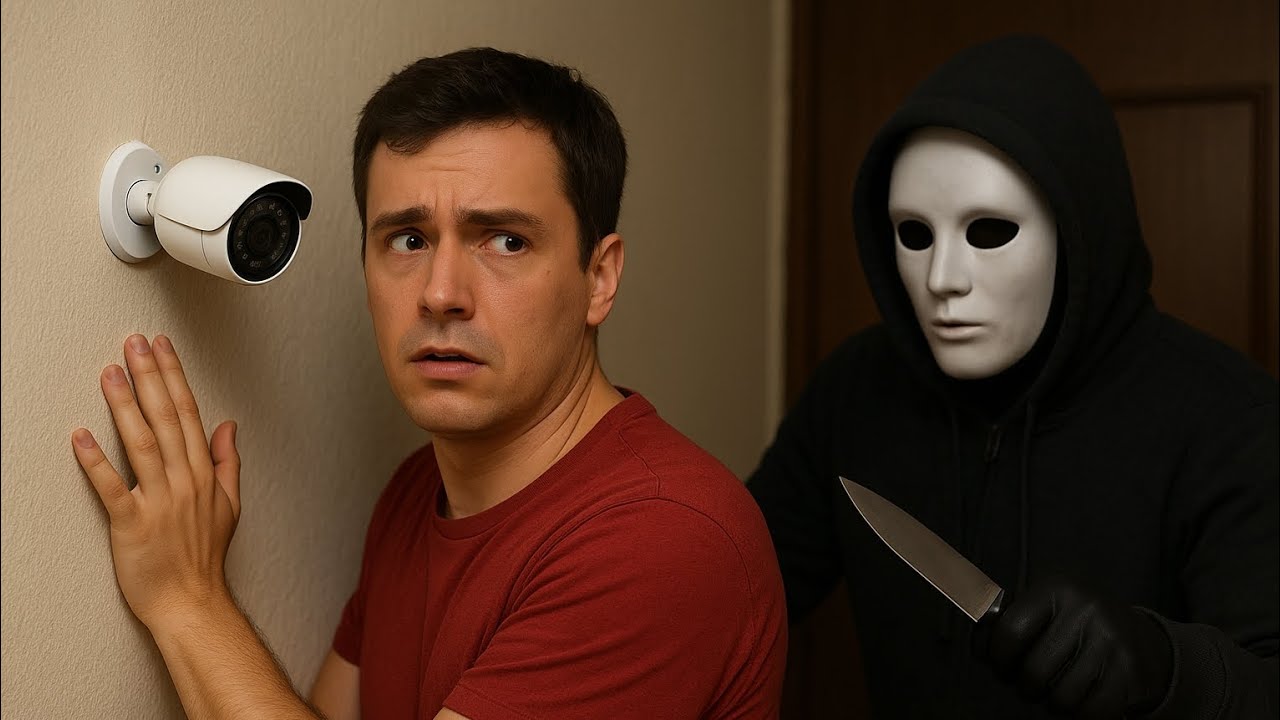 He checked the camera . And saw this😰😨  |  horror short film 📽️ #horrorfilm #horror 